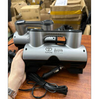 Bơm Lốp ÔTô TOYOTA Điện 12V Công Suất Cao - Di Động Cho Xe Hơi - Xe Tải Tích Hợp Đồng Hồ Điện Tử Tự Ngắt Tiện Lợi