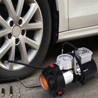 Bơm lốp xe hơi ô tô - xe máy - xe đạp Tiện Lợi Cho Mọi Nhà - mã lực lớn 12V - 220V MINI công suất lớn