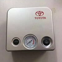 Bơm Lốp Xe Ôtô TOYOTA - Bơm lốp ô tô điện 12v có đồng hồ cơ hàng chính hãng