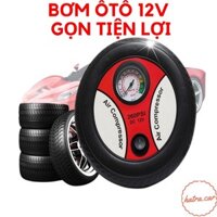 Bơm mini Ô tô, xe máy hình tròn loại đặc biệt 12V