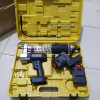 Bơm mỡ 2 pin dùng cho mỡ xô, tuýp