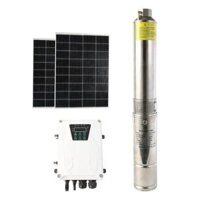 Bơm năng lượng mặt trời 2HP | Bơm hỏa tiễn 1.5kW