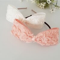 Bờm nơ hoa nổi Hàn Quốc cho bé gái