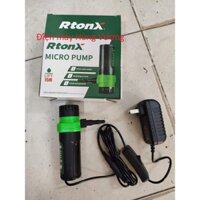 Bơm nước cho máy cắt gạch, máy cắt bê tông, cắt rãnh tường 12 vôn RTONX, 8 lít phút, độ cao bơm 15 mét, 30W.