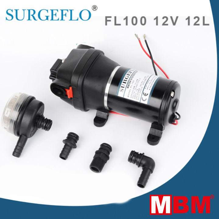 Bơm nước mini áp lực SUGEFLO-100 12V 12L