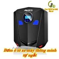 Bơm ô tô, xe máy tự động/cơ bơm lốp ô tô mini thông minh, tự ngắt AIKESI. Dễ dàng sử dụng con gái cũng làm nhẹ nhàng