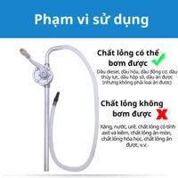 Bơm Quay Tay Vật Liệu Nhôm, Bơm Xăng, Dầu Diesel Thương Hiệu NEWTECH