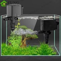 Bơm sục khí FUNG, Máy bơm nước Mini 3 trong 1 bằng nhựa, Máy hút có cốc hút tuần hoàn nước Máy bơm lọc bể cá nghiêng cho bể cá