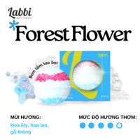 Bom tắm tạo bọt FOREST FLOWER [Labbi] Bubble Bath bomb/ Viên tạo bọt bồn tắm