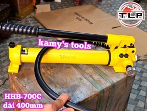 Bơm tay thủy lực 1 chiều 0.35 lít dầu TLP HHB-700C