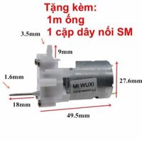 Bơm thủy lực - bơm bánh răng mini bằng nhựa - trên động cơ có mạch