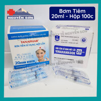 Bơm Tiêm 20ml/cc Sử Dụng 1 Lần - Hộp 50 cái