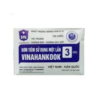 Bơm tiêm 3ml kim 23G Vinahankook