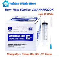 Bơm Tiêm 50ML Vinahankook 23G Hộp 25 Chiếc