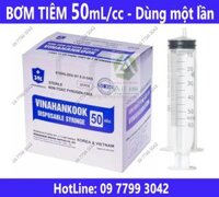 Bơm tiêm 50ml/cc - Hộp 25 cái