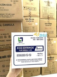 Bơm tiêm 5ml xilanh tiêm thẩm mỹ, tiểu đường, vaccine MPV