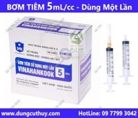 Bơm tiêm 5ml/cc - Hộp 100 cái