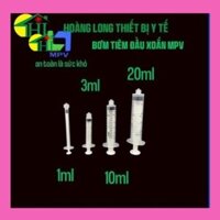 Bơm tiêm đầu xoắn MPV 20ml kim 23GX1 dùng trong thẩm mỹ hút mỡ , dùng cho bơm tiêm điện