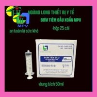 Bơm tiêm đầu xoắn MPV 50ml dùng trong thẩm mỹ hút mỡ , dùng cho bơm tiêm điện