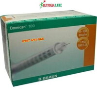 Bơm tiêm insulin 100UI