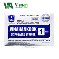 Bơm tiêm insulin 1ml 26G Vinahankook - bơm tiêm tiểu đường, tiêm thuốc tê