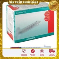 Bơm tiêm Insulin Braun 40IU / 100Iu cam/ đỏ tiểu đường