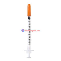 Bơm Tiêm Insulin Cho Người Tiểu Đường B.Braun Omnican 1ml/100 I.U màu Cam - Y Khoa Thông Minh