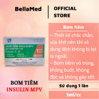 Bơm tiêm insulin MPV Hộp 100 Chếc - Đối tác tin cậy cho người bệnh tiểu đường