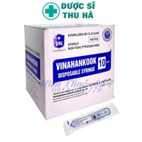 Bơm tiêm sử dụng một lần Vinahankook 10cc, 23G x 1'' (hộp 100 cây kim)