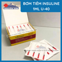 Bơm tiêm tiểu đường, bơm tiêm Insulin 31G 1ml U-40 (Hộp 100 cái) dùng trong spa thẩm mỹ và y tế
