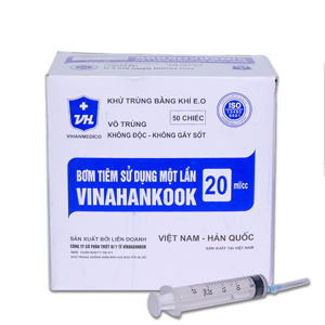 Bơm tiêm Vinahankook 20cc/20ml