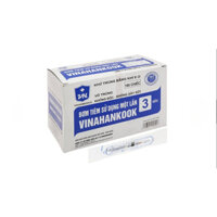 Bơm tiêm Vinahankook 3ml/cc - Hộp 100 cái