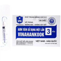 Bơm tiêm Vinahankook 3ml/cc