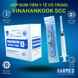Bơm tiêm Vinahankook 55cc/ml