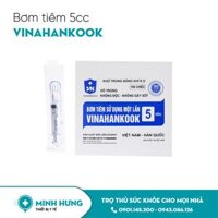 Bơm Tiêm Vinahankook 5CC(Bơm tiêm sử dụng một lần 5ml/cc 25G x 1' Vina)