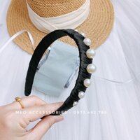 Bờm tóc đính Hạt xinh đẹp,phong cách tiểu tư,phụ kiện Meo accessories