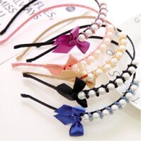 Bờm tóc nơ trai dễ thương - Đen