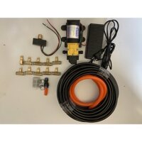 bơm tưới lan. phun sương bộ bơm sumo Đen kèm ng,uồn 12v_5a. 15m dây phun. 10 béc đồng , bộ sumo đen kèm chiếc áp