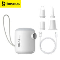 Bơm xe Baseus ( Baseus PocketGo Portable Air Pump Stellar White){chính hãng baseus)