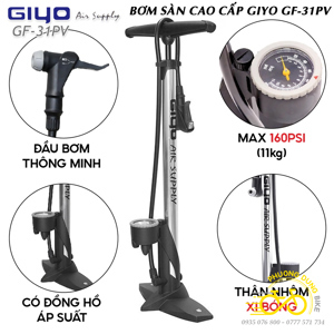 Bơm xe đạp Bơm Giyo GF-31 PV