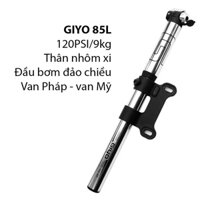 Bơm Xe Đạp Giyo GP-85L - BƠM MINI TREO XE GIYO, ĐẦU BƠM THÔNG MINH