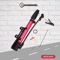 Bơm xe đạp Homesheel mini, bơm xe máy mini HSB1