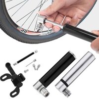 Bơm Xe Đạp Mini Cầm Tay Vỏ Nhôm - Nhỏ Gọn, Tiện Lợi