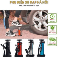 Bơm xe đạp mini đạp chân hợp kim nhôm