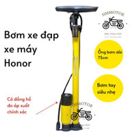 Bơm xe đạp siêu nhẹ có đồng hồ đo áp suất