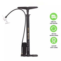 BƠM XE ĐẠP, XE MÁY CÓ BÌNH HƠI TRỢ LỰC MÀU ĐEN THÂN SIÊU CỨNG