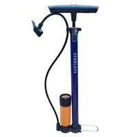 Bơm xe đạp, xe máy có đồng hồ siêu nhẹ Stanley