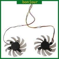 Bon 75mm T128010Quạt Làm Mát SM 3Pin Cho GTX 460 465 560 Ti 580 650 750Ti GT440 GT610 GT730 Quạt Làm Mát Card Đồ Họa