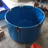 Bồn bạt nuôi cá koi hình tròn ĐK 1.2m - Ý Tưởng Việt