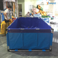 Bồn bạt nuôi/dưỡng cá koi KT 1.2x1x0.8m - Ý Tưởng Việt